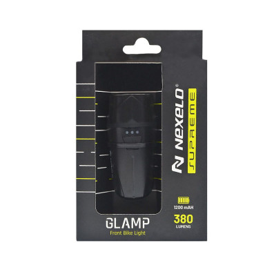 SVĚTLO NEXELO SUPREME PŘEDNÍ GLAMP 380LM 4 FUNKCE USB