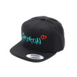 Kšiltovka dětská Qayron Snapback black - srdce