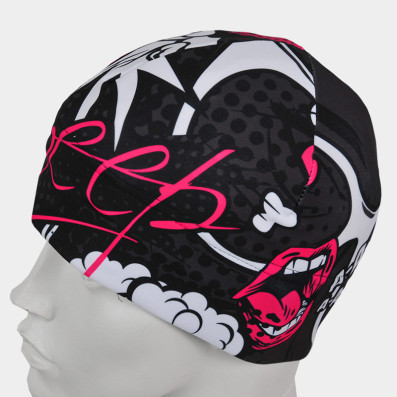 Čepice Sport SCP126 šedo bílo růžový comix