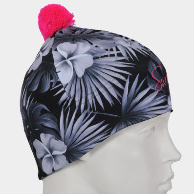 Čepice Sport SCP135 Květinová šedá/bambule