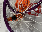 Kola napletená BMX 34R Violet-orange