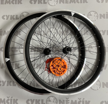 Kola napletená AERO 40 + SHIMANO TIAGRA-ČERNÉ