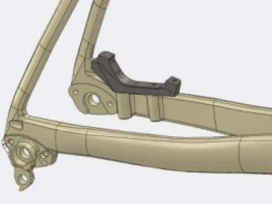 Adaptér Shimano SM-MA-R160P/D zadní 160mm, rám Flat Mount , brzda PostMount