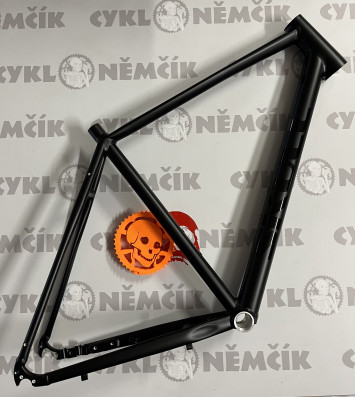 Rám gravel Al logo SKULL ČERNÝ