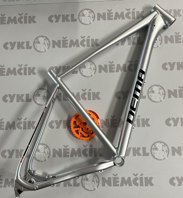 Rám Dema ENERGY 11 brushed metal-black 19"