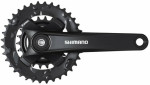 Kliky SHIMANO FC-MT101-L, 175mm, 36-22 zubů, černé, 9 speed, bez krytu, pro osu čtyřhran