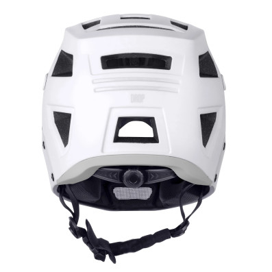Přilba FORCE DROP downhill, bílo-šedá