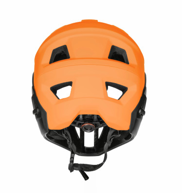 Přilba FORCE VENOM downhill, oranžovo-černá