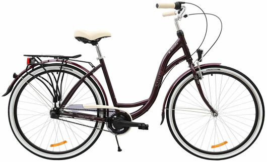 Kolo STORM Barcelona 28" 3sp. 17" švestkové