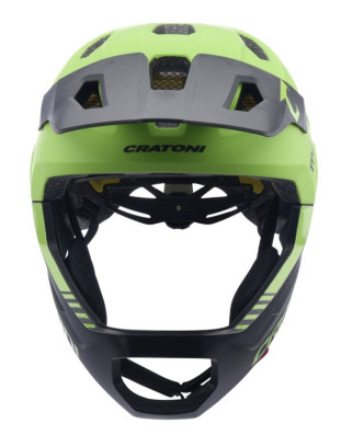 Dětská helma CRATONI MadCat MIPS Lime/Black Matt - S/M (49-56cm)
