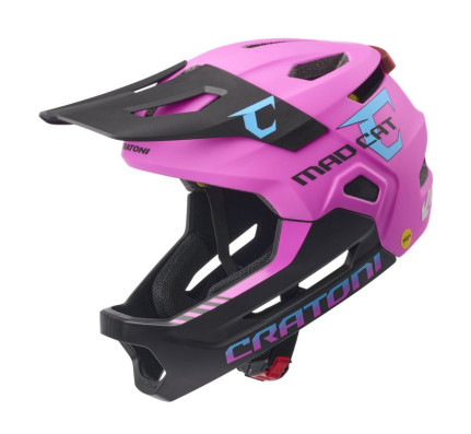 Dětská helma CRATONI MadCat MIPS Pink/Black Matt - S/M (49-56cm)