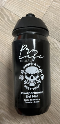 Láhev SWEEP 500ML ČERNÁ S LEBKOU