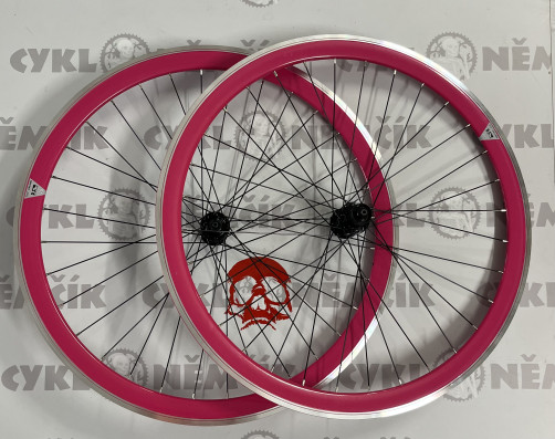 Kola napletená AERO 40 + SHIMANO TIAGRA RŮŽOVÉ