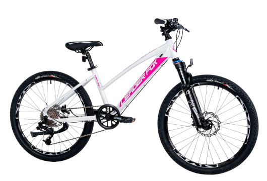 KOLO LEADER FOX CAPITAN DÍVČÍ, MTB 24", bílá