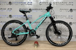 KOLO LEADER FOX CAPITAN DÍVČÍ, MTB 24", tyrkys
