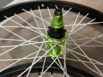 Kola napletená BMX 34R Black-Green-White