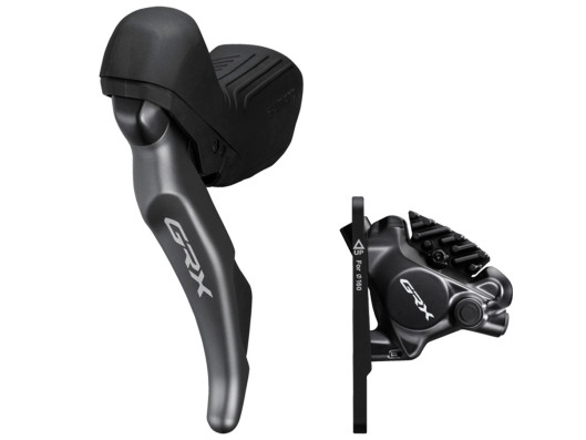 Řazení SHIMANO GRX RX BL-RX820(J-kit) BR-RX820-KIT přední kotoučová brzda pro 1 převodník - FLAT MOUNT 950mm