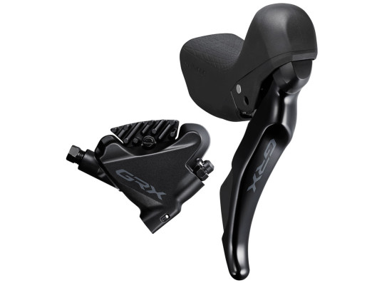 Řazení SHIMANO GRX ST-RX610 +BR-RX400 řadící a brzdová páka pravá - zadní kotoučová brzda pro 12kolo Flat Mount