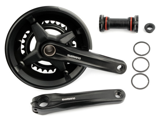 SHIMANO FC-MT210 170mm, 46x30z kliky 2x9kol + středové složení BSA Shimano BB-MT501
