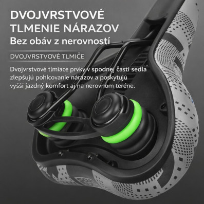 Sedlo Rockbros so zosílenou pěnou a otvorem