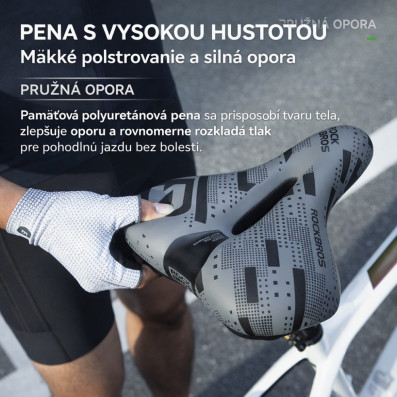 Sedlo Rockbros so zosílenou pěnou a otvorem