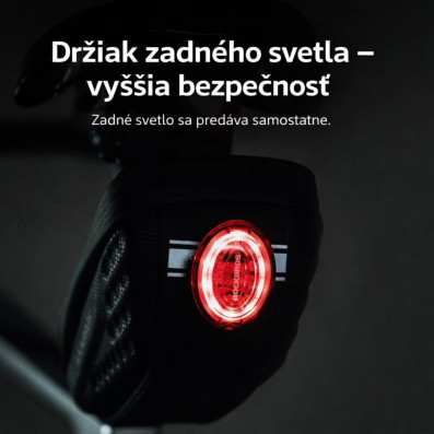 Taška RockBros podsedlová s blatníkem, 1,3l, černá
