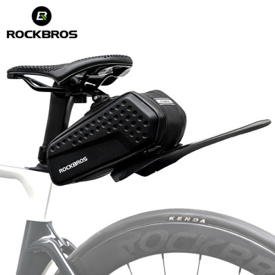 Taška RockBros podsedlová s blatníkem, 1,3l, černá