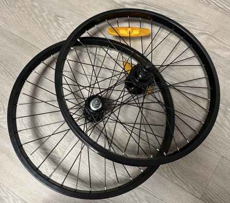 Kola BMX napletené kolo přední ; 36 děr black, 10mm
