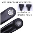 Prowheel Gen3 kliky bez převodníku e-Bike Mini ISIS 170 mm černá OEM