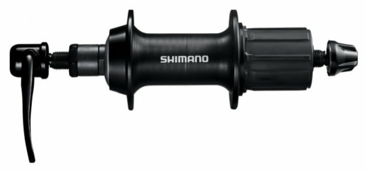 Náboj SHIMANO Tourney FH-TX800AZAL 36d, zadní, stříbrný 8 - 10 speed