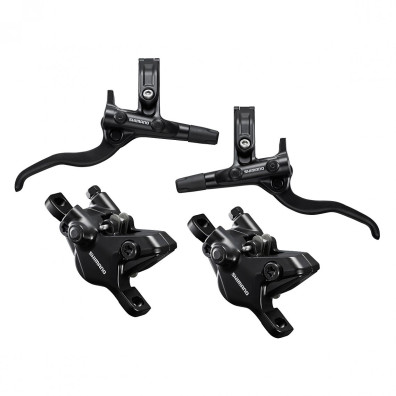 Brzdy Shimano Deore BR-MT410/BL-M4100 přední + zadní bez kotoučů