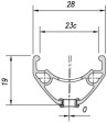 Ráfek MACH1 29" Cross-R 23 32děr/1nýt černý