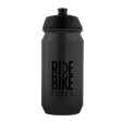 Láhev F RIDE BIKE 0,5 l, transparentní černá-černá