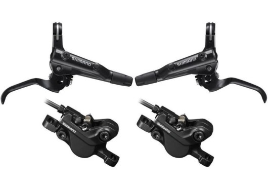 Brzdy Shimano Deore BR-MT500+501 přední + zadní bez kotoučů