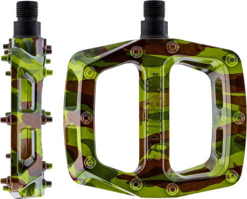 Pedály Platformové V6 Green Camo