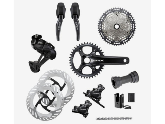 Sada Shimano GRX RX827 Di2 Disc 1x12 175mm / 42z , 10 - 51