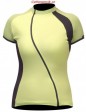 Cyklistický dres dámský Trend-bílý,růžový,žlutý
