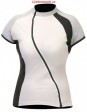 Cyklistický dres dámský Trend-bílý,růžový,žlutý