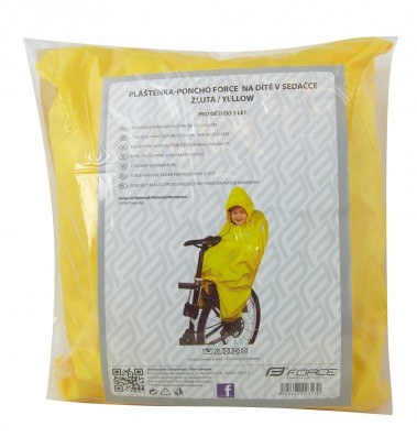 Poncho-pláštěnka Force na dítě v sedačce