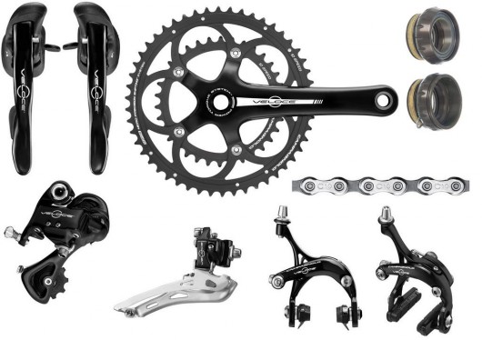 Sada Campagnolo Veloce Black 10s