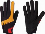 Cyklistické rukavice BBB BBW-46 LiteZone černo/oranžovo/červené