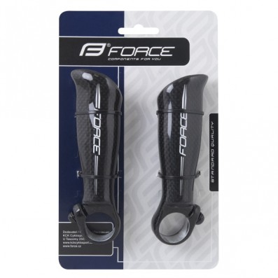 Rohy Force Carbon Aero 11cm, karbon lesklý