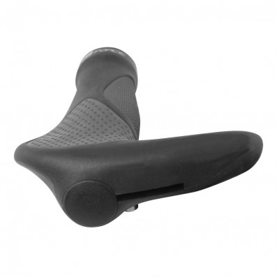 Gripy Force Gel s integrovanými rohy 102mm černošedá