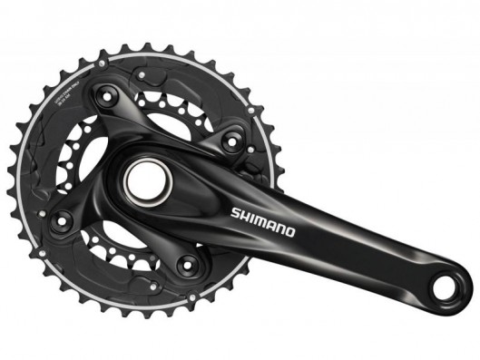 Kliky Shimano Deore FCM 625 2x10 38/24 175mm černé bez osy