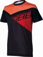 Cyklistický dres BBB BBW-315 Gravity černo/oranžovo/červený