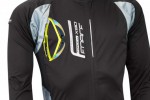 Bunda Force X80 tenký softshell, UNI, černo-šedá