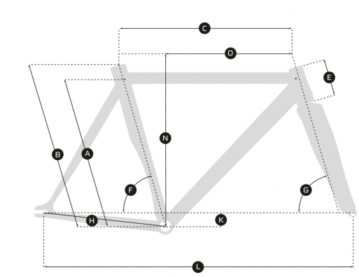 Geometrie Ridley ARENA ALLOY