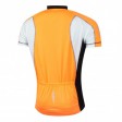 Cyklistický dres FORCE T10 krátký rukáv, oranžovo-bílý