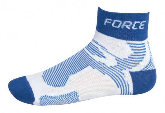 Ponožky FORCE 2, bílo-modré