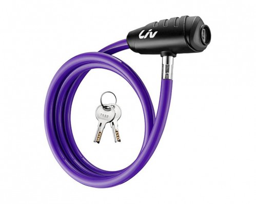 Zámek GIANT LIV Lecca Cable Lock-purple